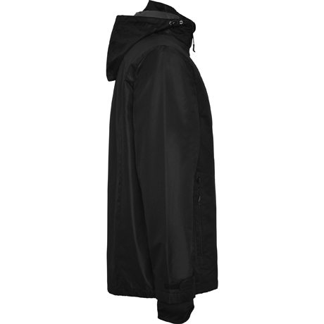 chaqueta parka  personalizada negra