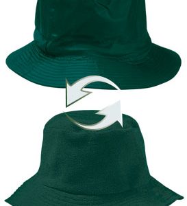 gorro gorra tipo pescador reversible unisex personalizado verde botella